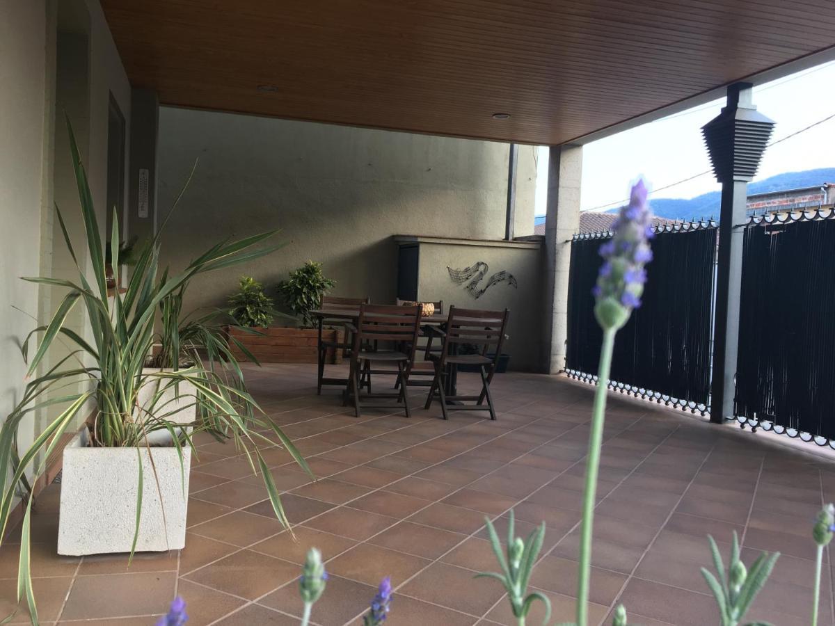Can Musiquem Amb Piscina Les Planes d'Hostoles Kültér fotó